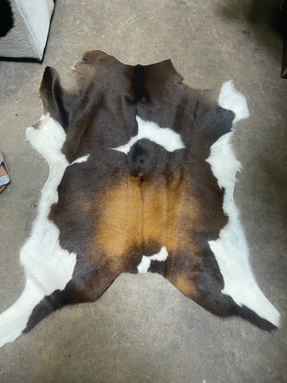 Tricolor Calf Cowhide Rugs