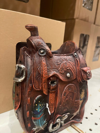 Saddle Western Vase