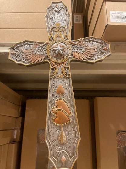 Silver & Gold Western Cross