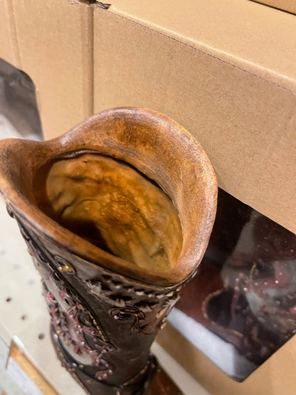 Braided Wing Boot Vase