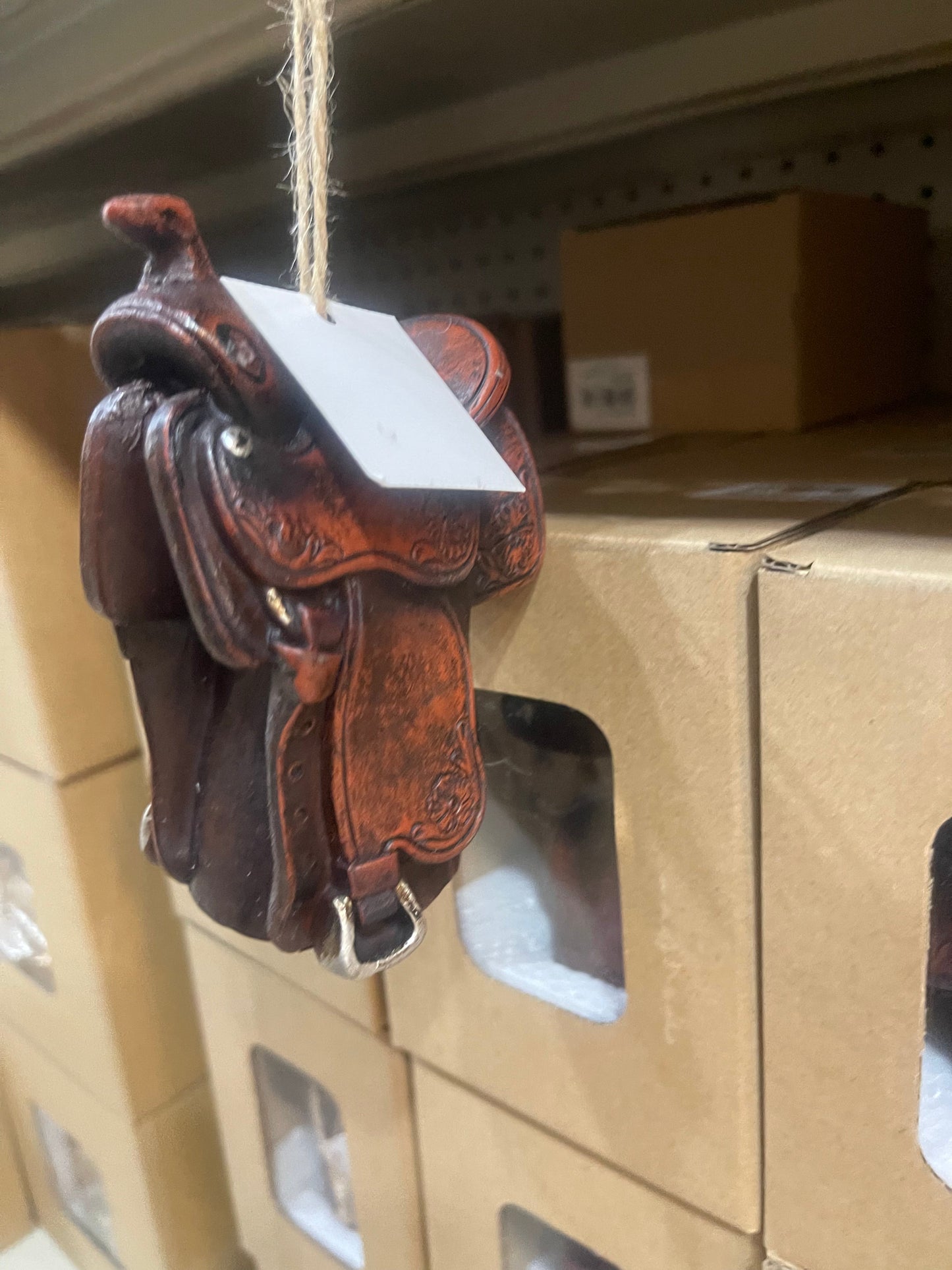 Saddle Christmas Ornament