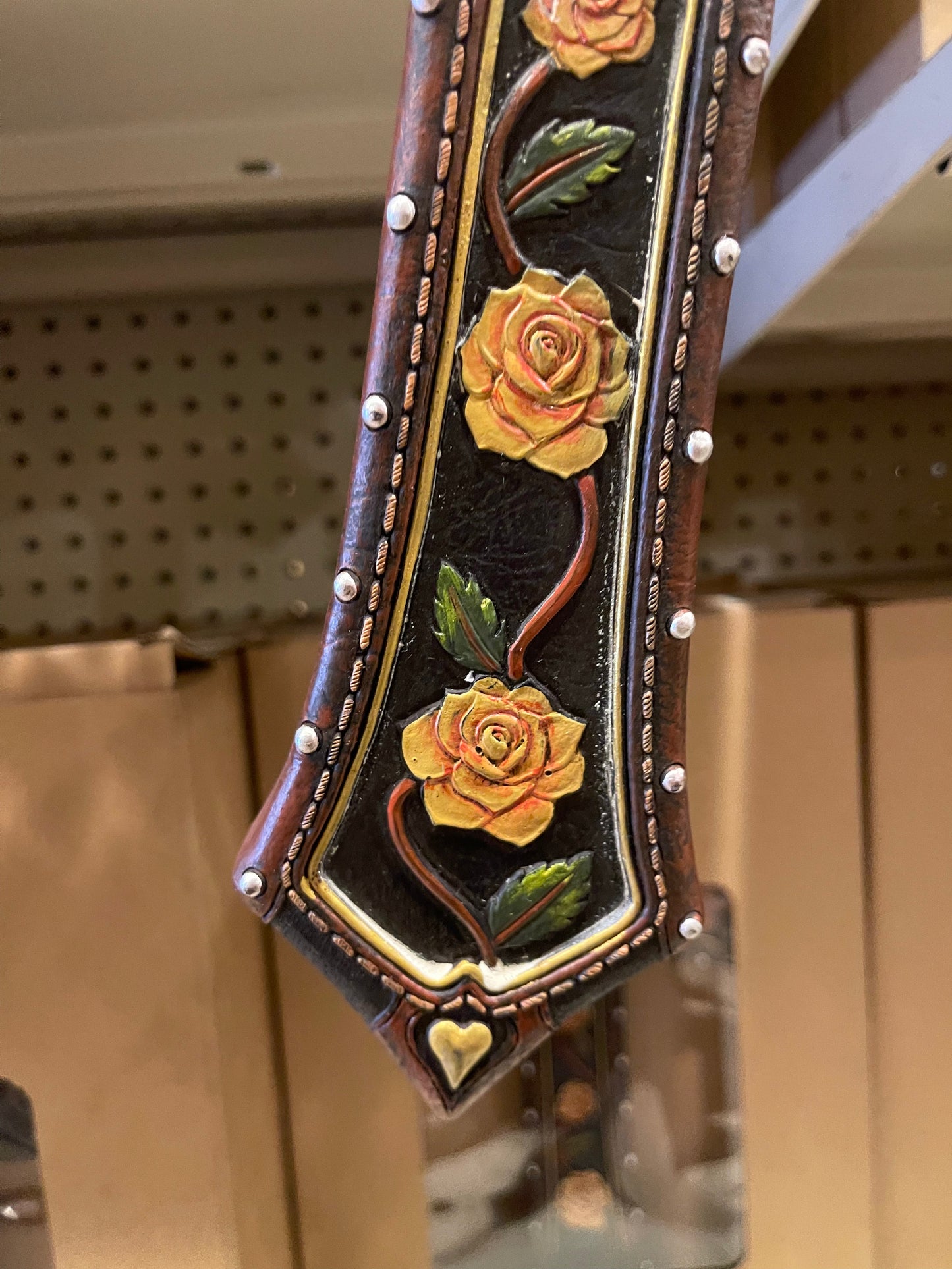 Cow Yellow Rose Cross