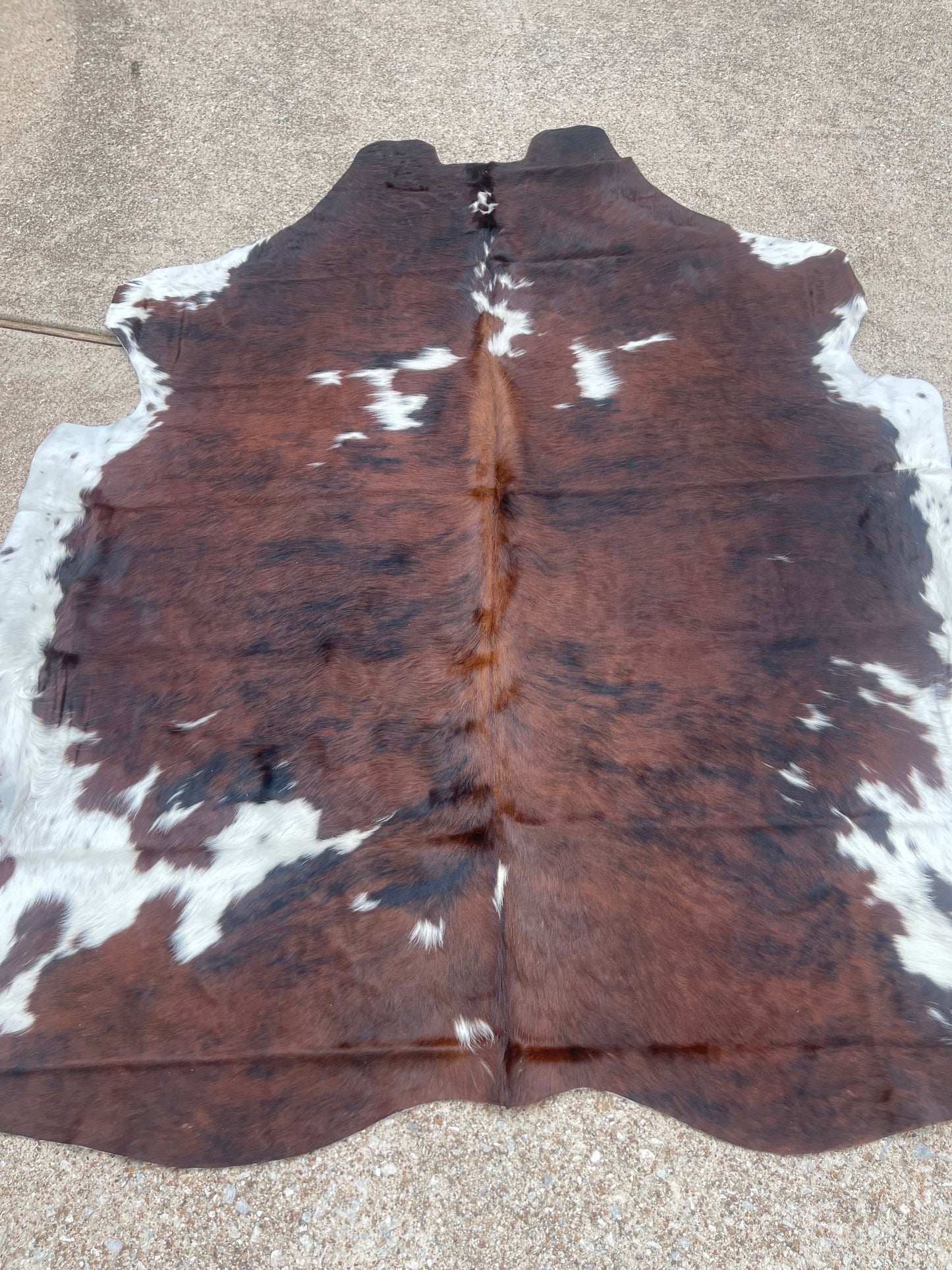 5’ Brindle Cowhide Rug