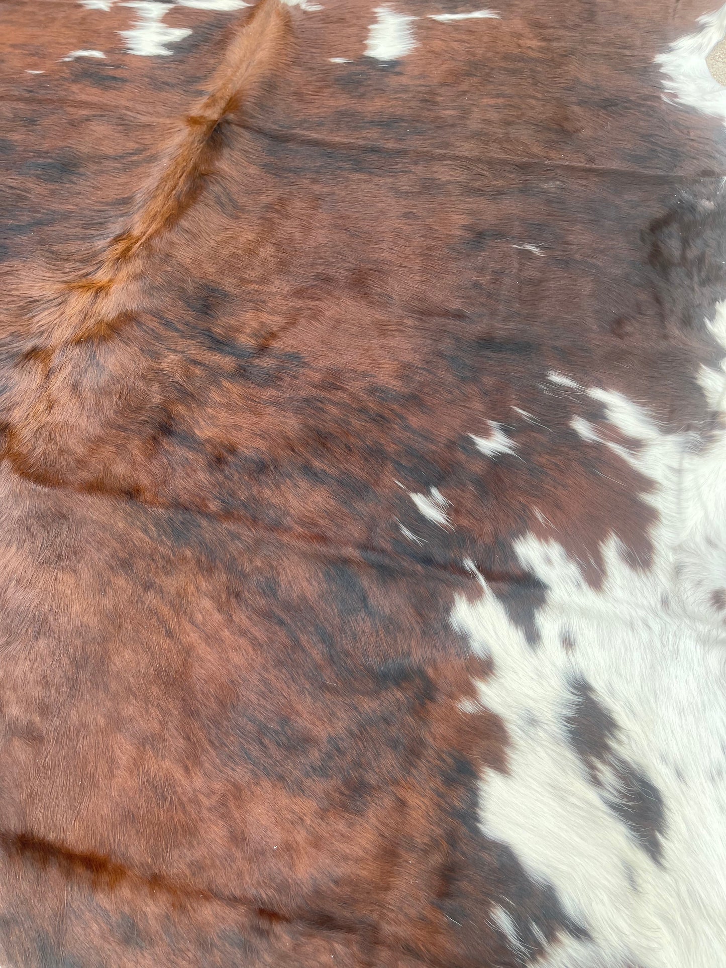5’ Brindle Cowhide Rug
