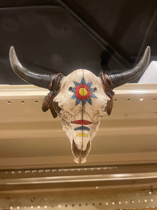 Sun Cowskull Wall Decor