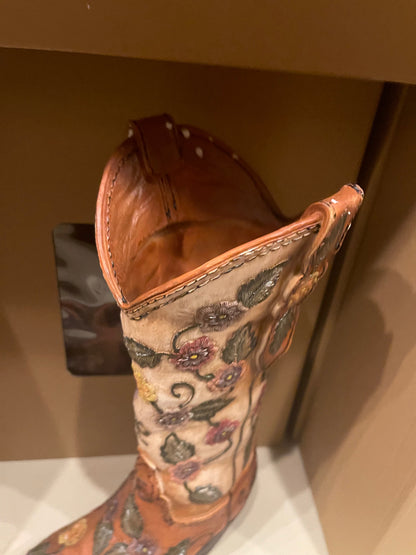 Floral Boot Vase