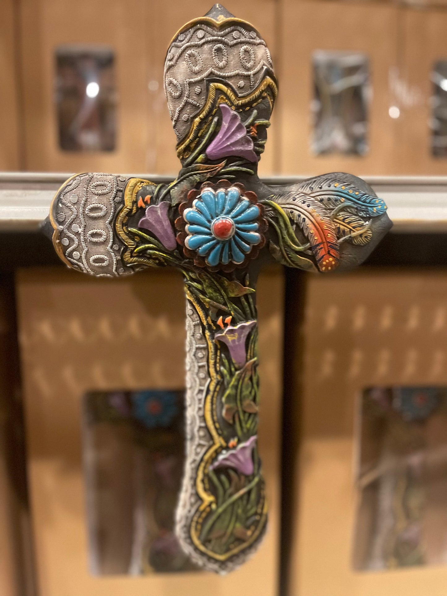 Lilly Floral Cross