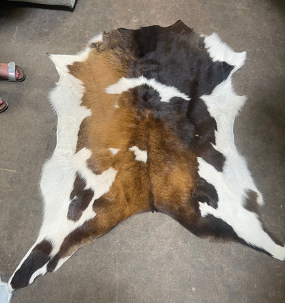 Tricolor Calf Cowhide Rugs