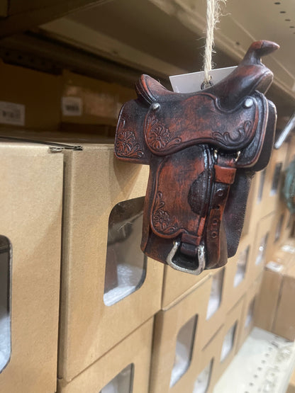 Saddle Christmas Ornament