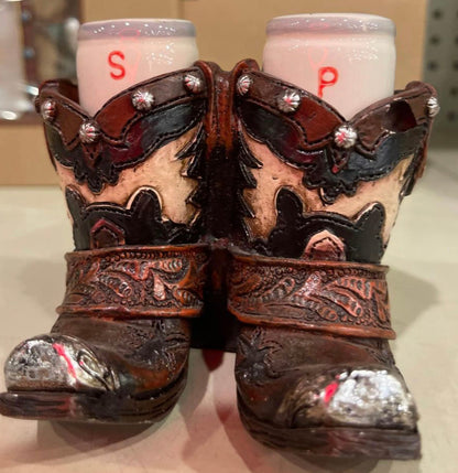 Boots Salt & Pepper Shaker Set