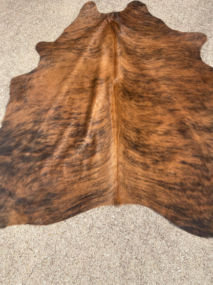 Beautiful Brindle 5 Foot Cowhide Rug