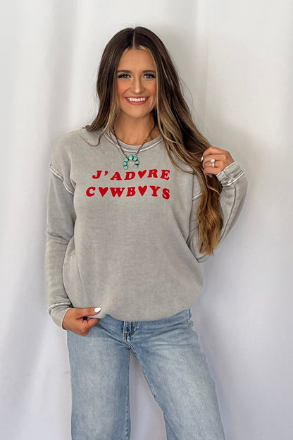 J Adore Cowboys Mineral Sweatshirt