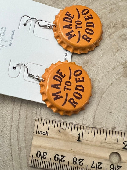 Made to Rodeo Beer Cap Fashion Earrings