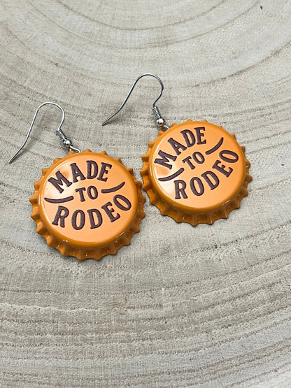 Made to Rodeo Beer Cap Fashion Earrings