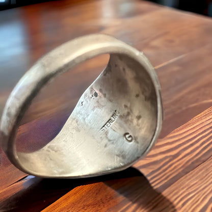 Old Pawn Onyx Ring