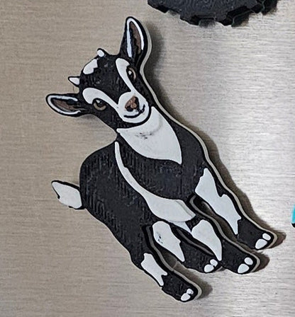 3d Farm Animal Cow Horse Tractor Magnets - Build your own farm - choice of styles