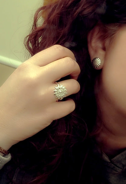 Starburst Concho Earrings
