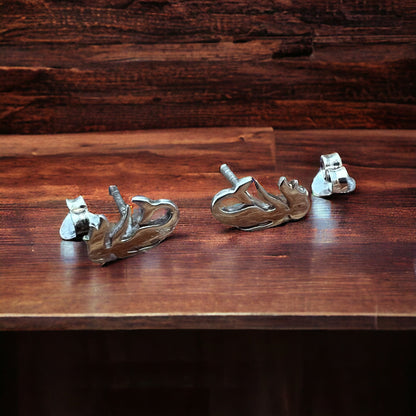Sterling Mermaid post earrings