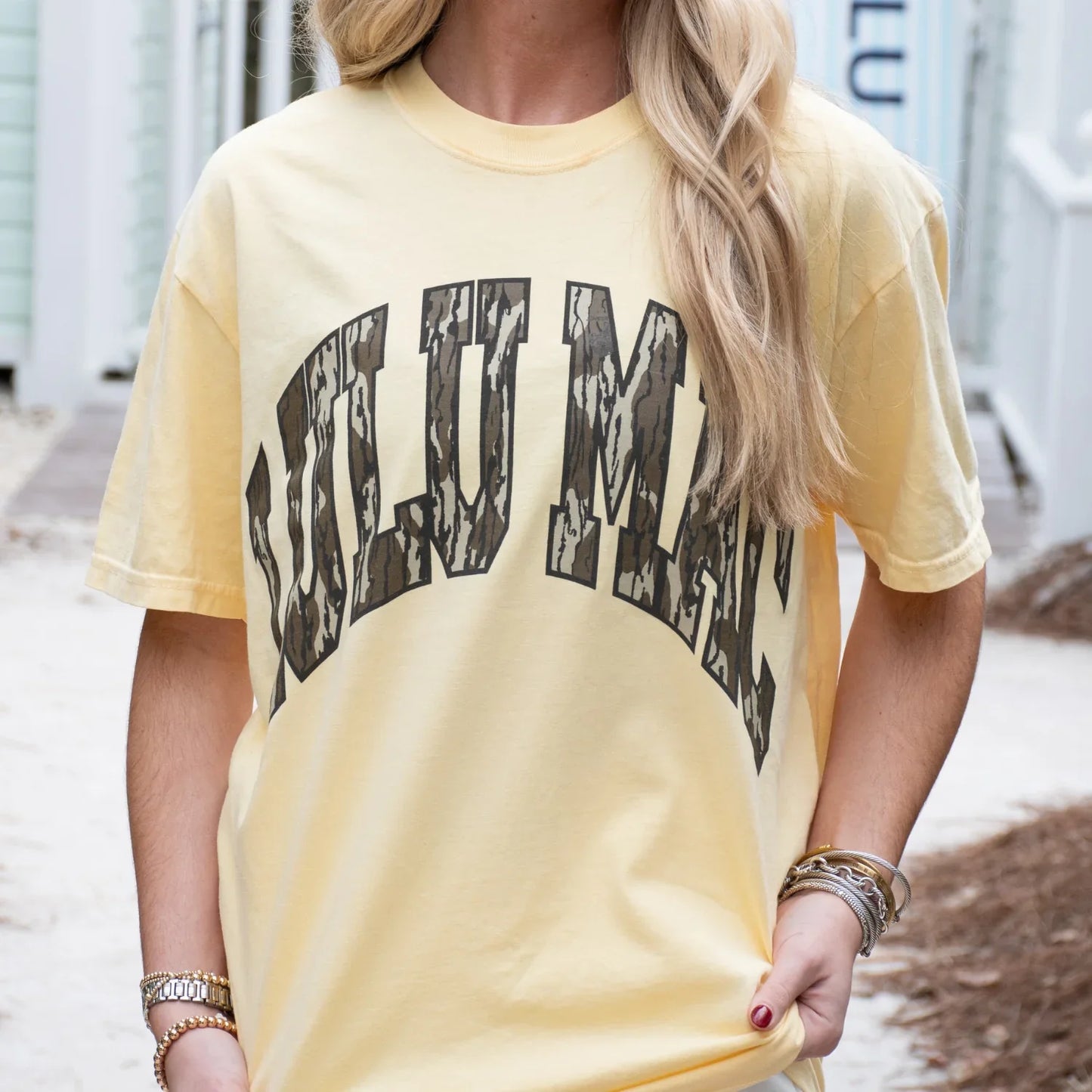 LULU Mac Butter Camo Tee